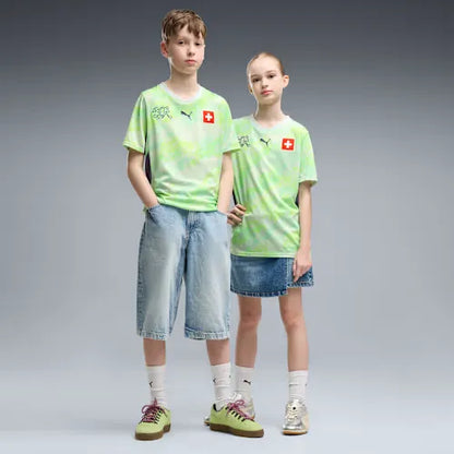 Schweiz Auswärtstrikot 2026 Kinder